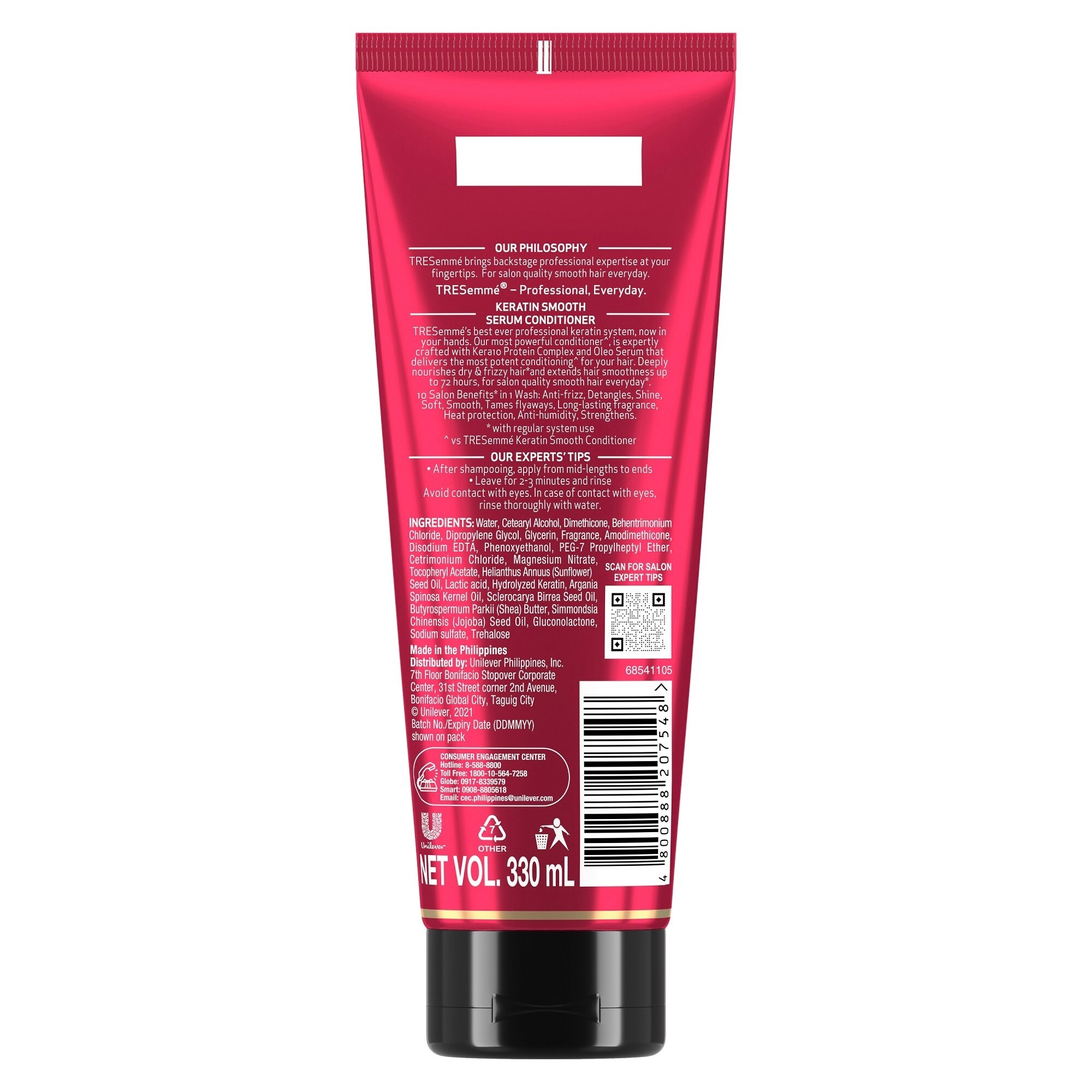 Serum Conditioner Keratin Smooth 330ml