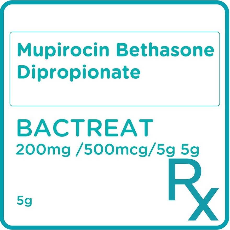 Mupirocin + Betamethasone Dipropionate 20mg/500mcg Ointment 5g [PRESCRIPTION REQUIRED]