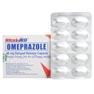 RITEMED RITEMED Omeprazole 40mg Sold Per Piece [PRESCRIPTION REQUIRED]
