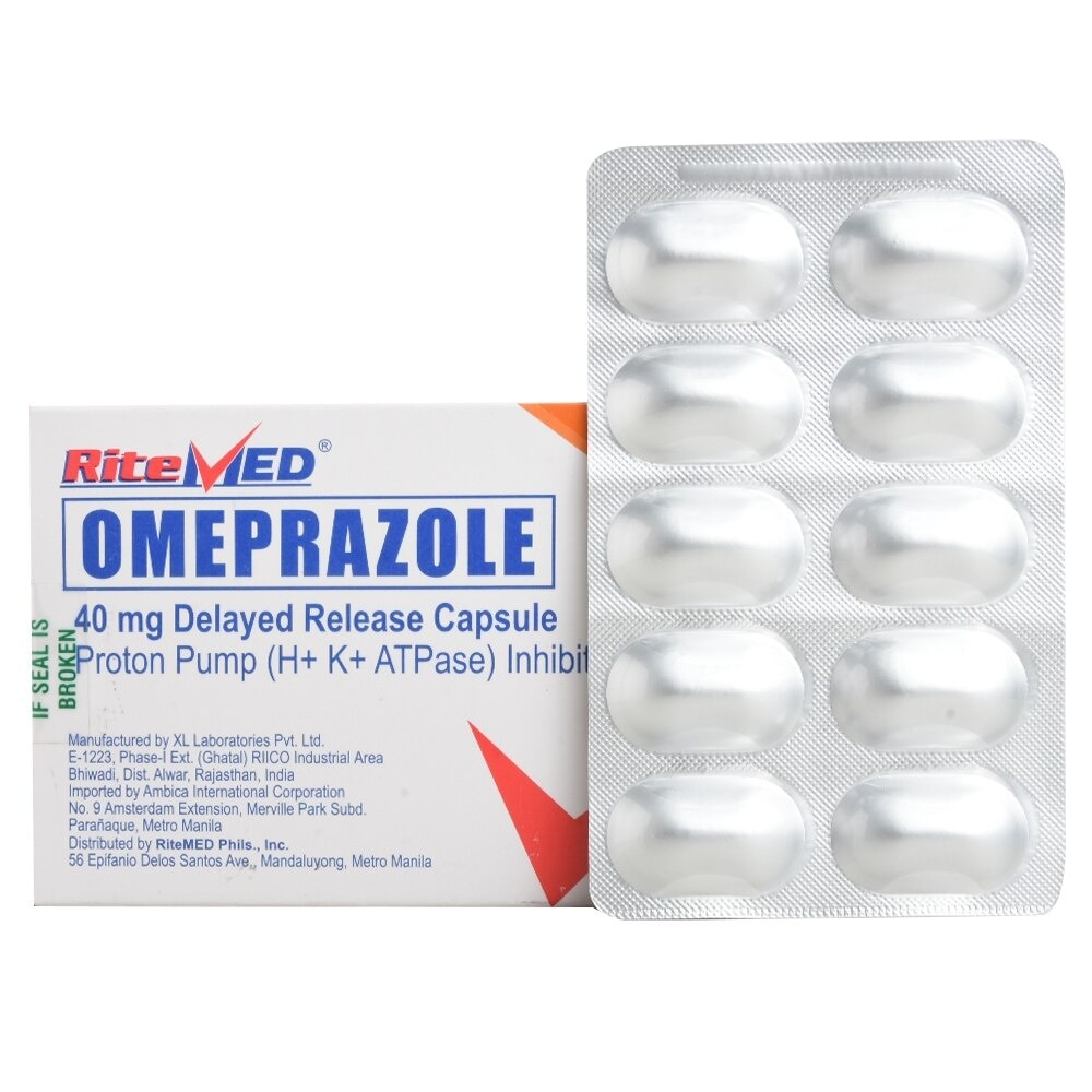 RITEMED Omeprazole 40mg Sold Per Piece [PRESCRIPTION REQUIRED]