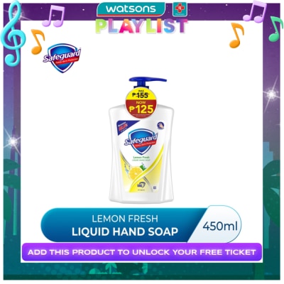 SAFEGUARD SAFEGUARD Liquid Hand Soap Lemon 450ml