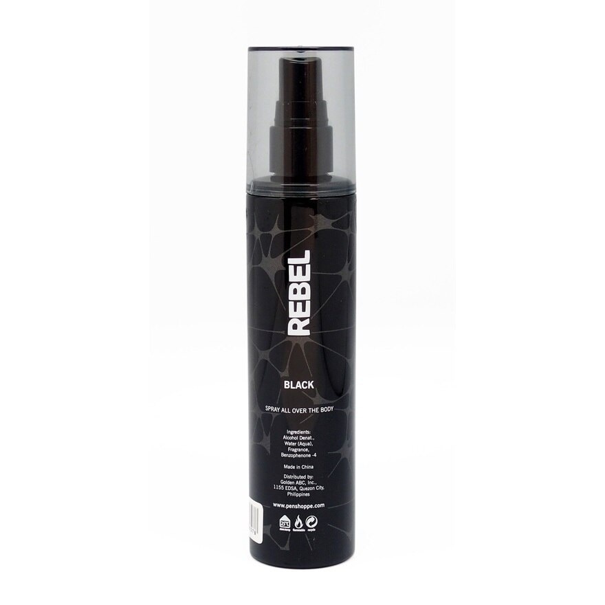 Men Rebel Black Body Spray 150ml