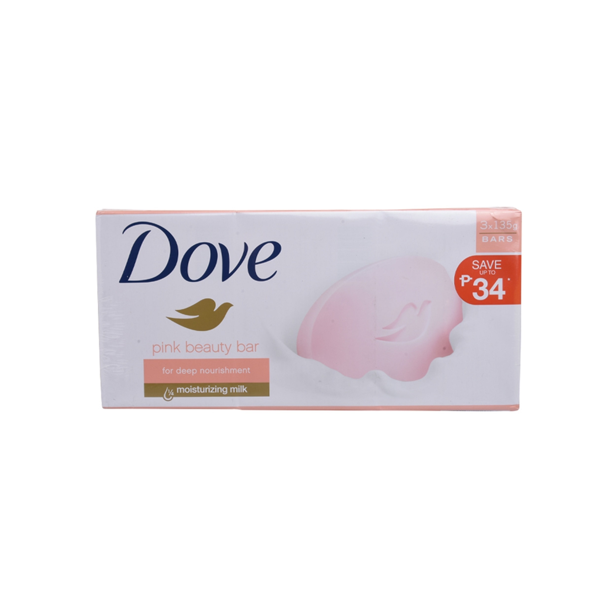 DOVE Pink Beauty Bar Triples 135g x 3