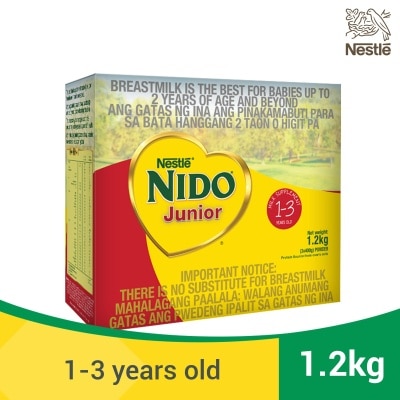 NIDO Junior Milk Supplement For Kids 1-3 Years Old 1.2kg