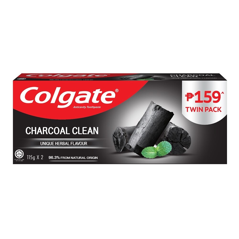 Charcoal Clean Toothpaste 115g Twinpack