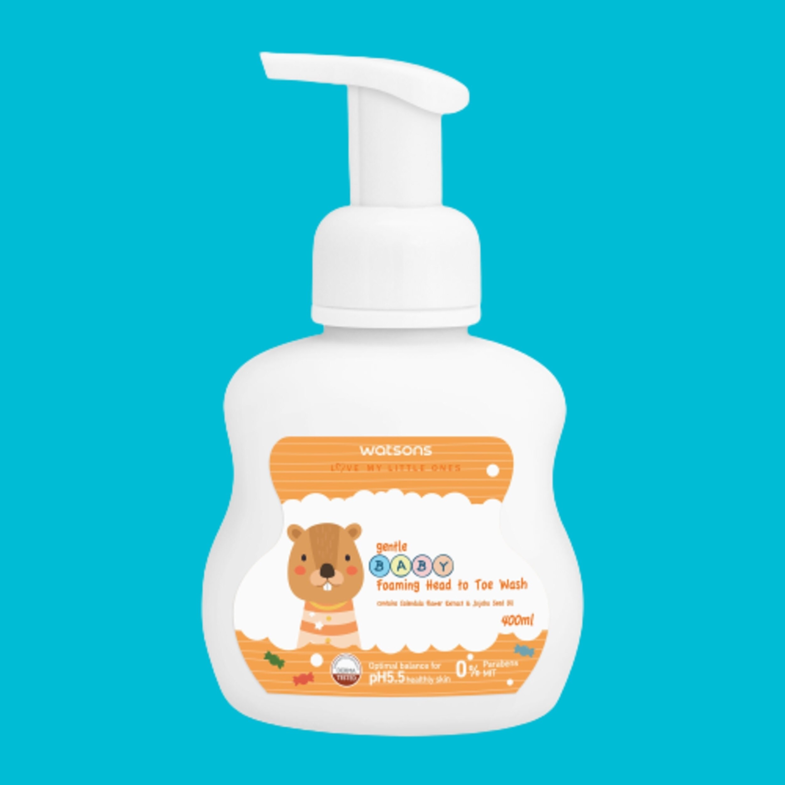 Love My Little One Gentle Baby Foaming Head To Toe Wash 400ml