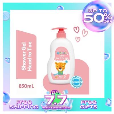 WATSONS Love My Little One Gentle Baby Foaming Head To Toe Wash 400ml