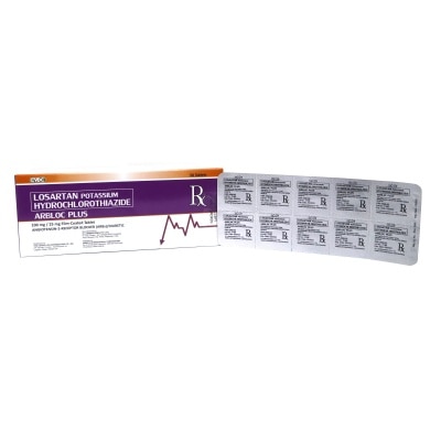 ARBLOC Losartan Potassium 100Mg, Hctz 25Mg 1 Film-Coated Tablet [Prescription Required]