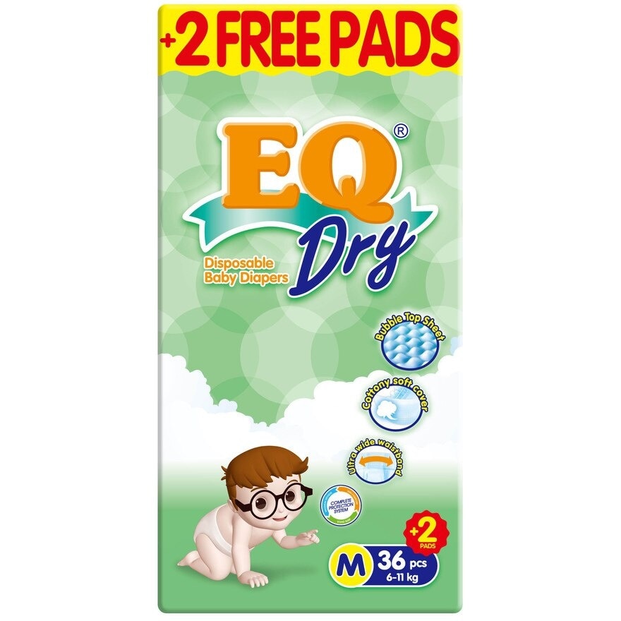 Dry Disposable Baby Diapers M 36s