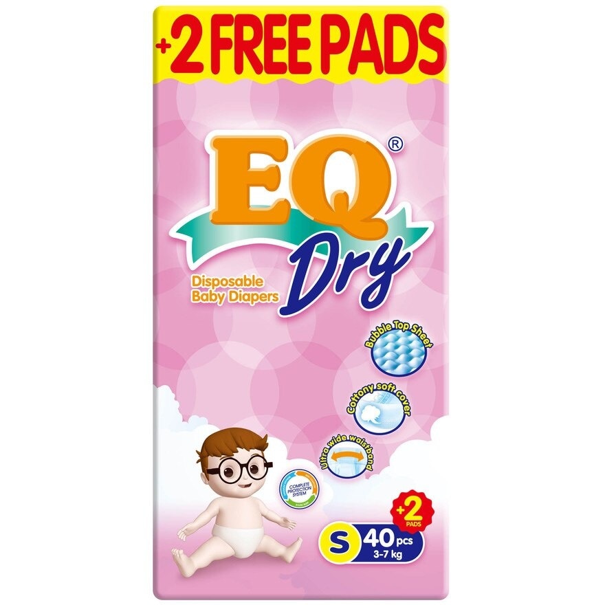 Dry Disposable Baby Diapers S 40s