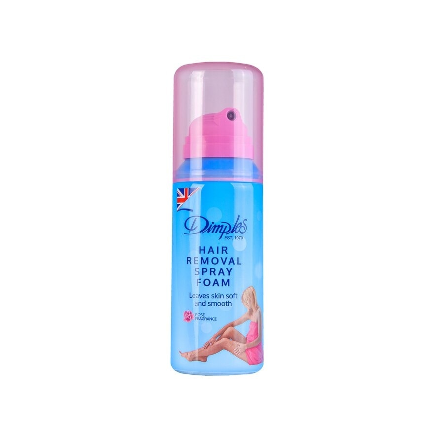 DIMPLES DEPILATORY SPRAY FOAM 100ML - ROSE