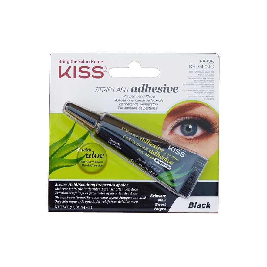 Strip Lash Adhesive with Aloe Black