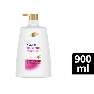 DOVE DOVE Bio-Keratin Straight and Silky Shampoo 900mL