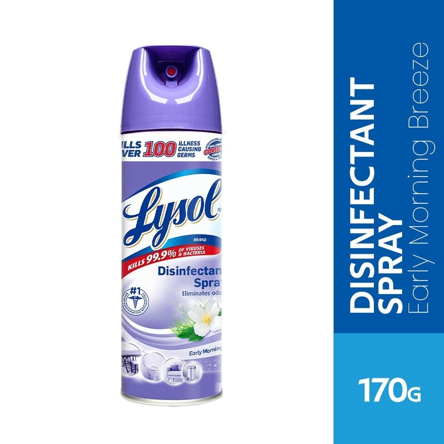 LYSOL Disinfectant Spray Early Morning Breeze 170G Watsons Philippines