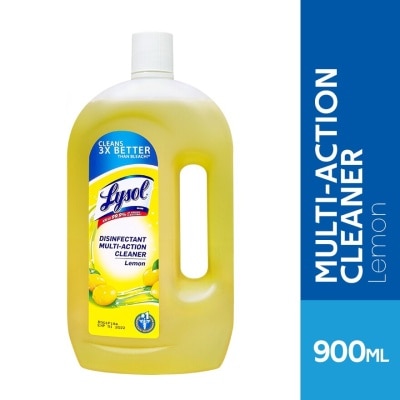 LYSOL Multi Action Cleaner Lemon 900Ml