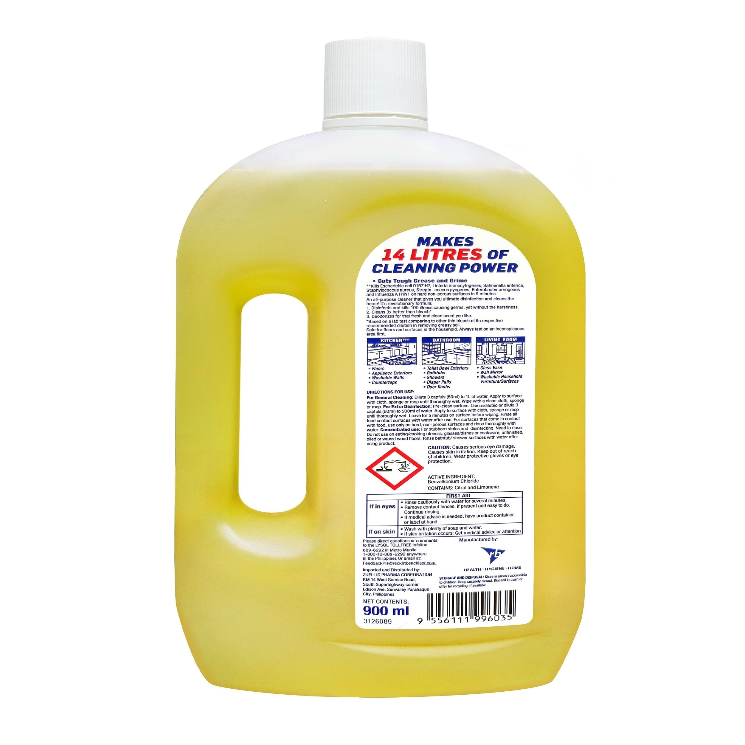 Multi Action Cleaner Lemon 900Ml