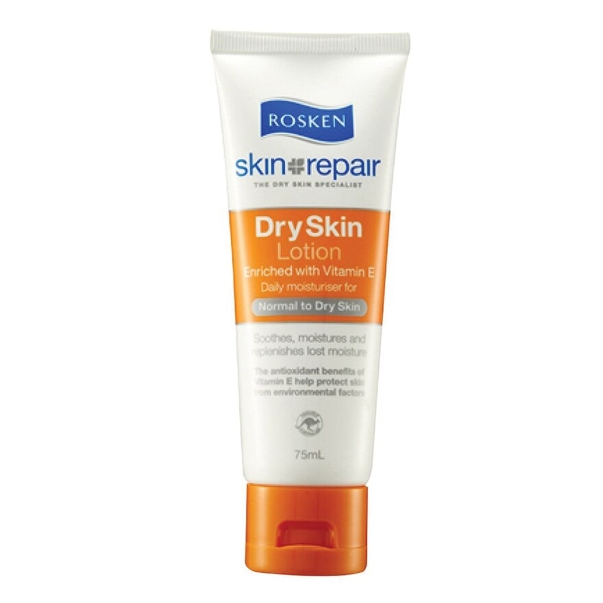 Rosken Dry Skin Lotion with Vitamin E Tube 75ml