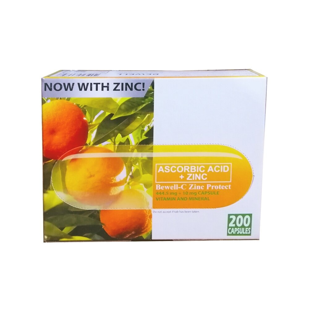 BEWELL C Zinc Protect/ Non-Acidic Vitamin C With Zinc Capsule Sold Per Piece