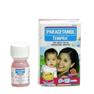 TEMPRA Tempra Drops Strawberry 15ml (Paracetamol)