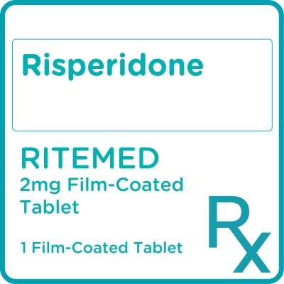 RITEMED Risperidone 2mg 1 Film-coated Tablet [PRESCRIPTION REQUIRED]