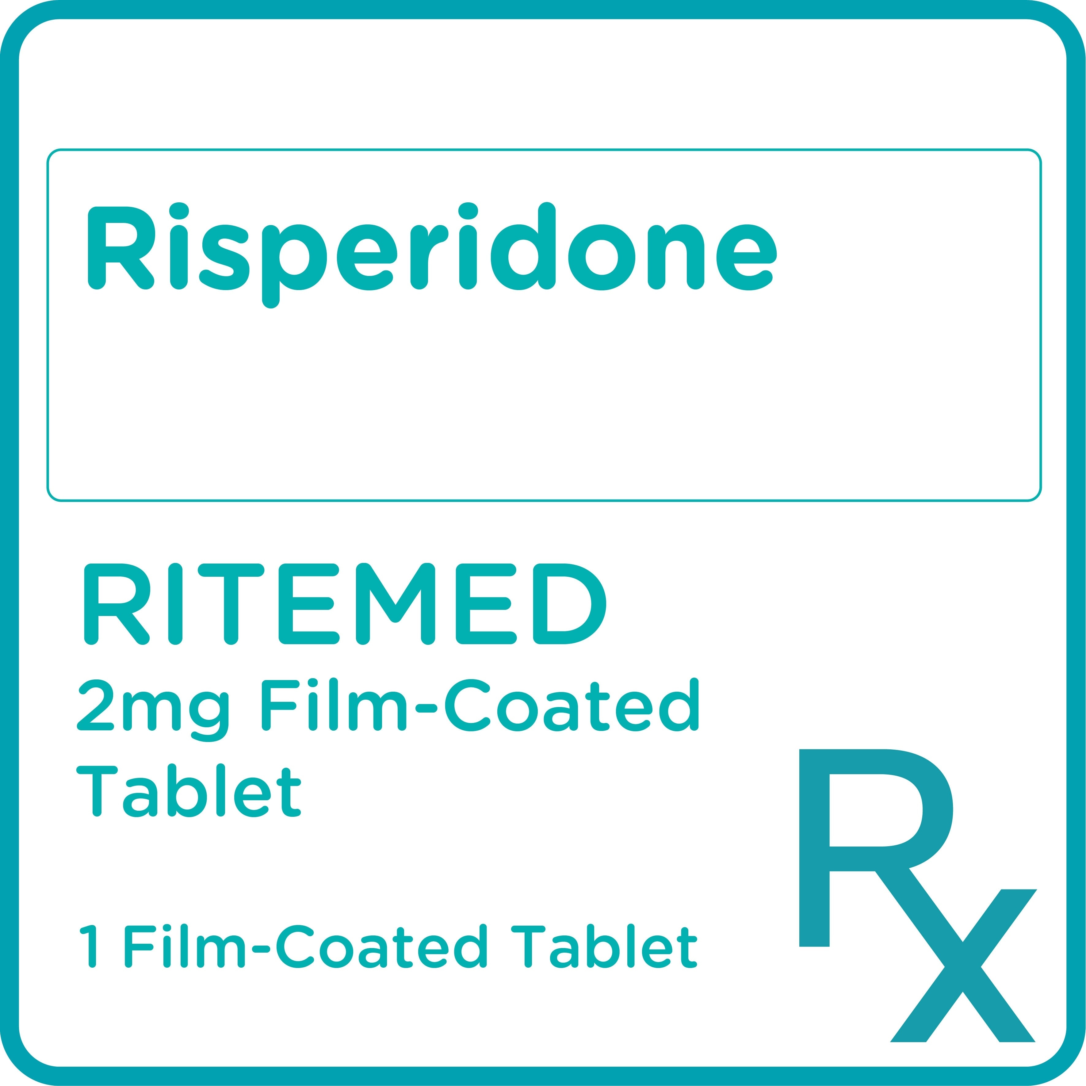 Risperidone 2mg 1 Film-coated Tablet [PRESCRIPTION REQUIRED]