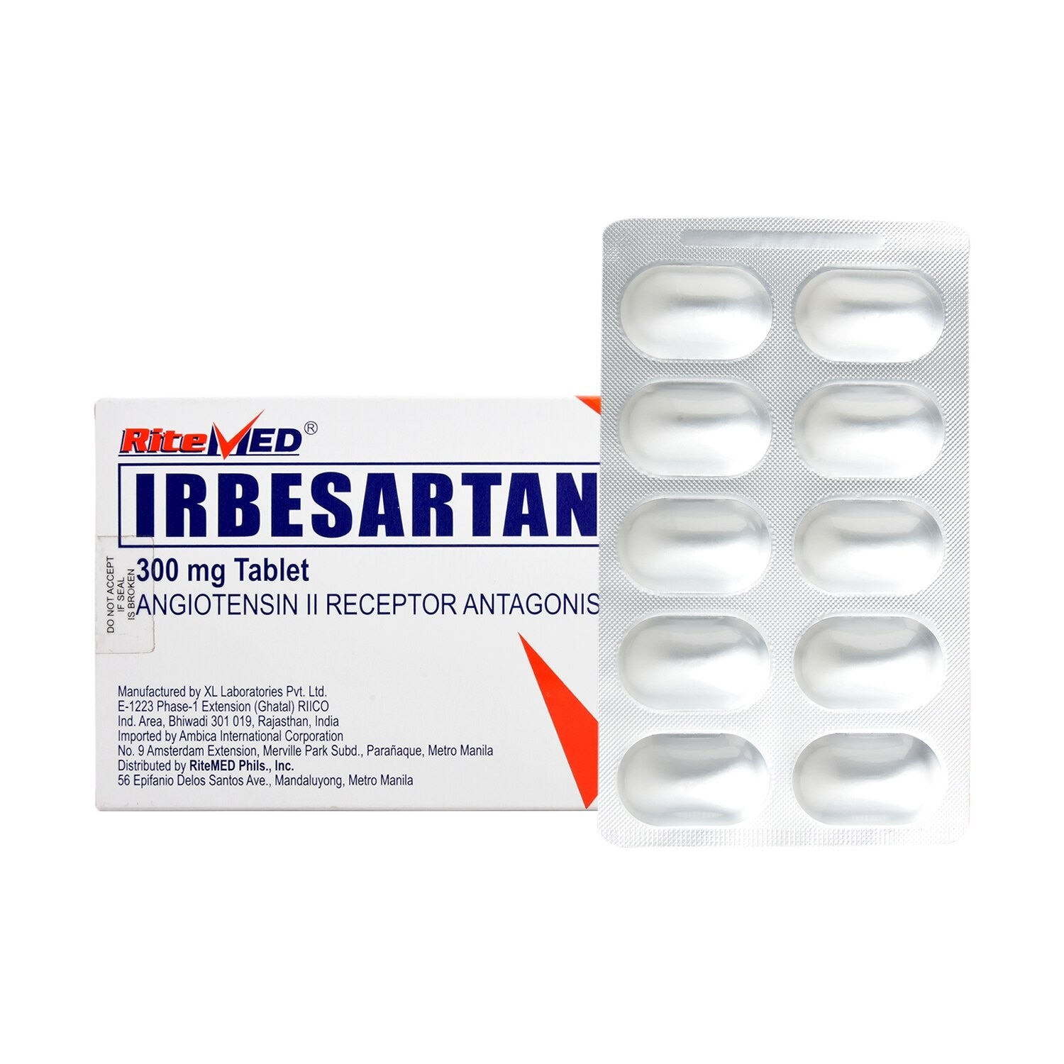 RITEMED Irbesartan 300Mg Sold Per Piece [PRESCRIPTION REQUIRED]