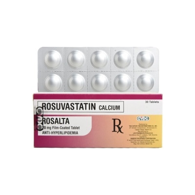 ROSALTA Rosuvastatin Calcium 20Mg 1 Tablet [PRESCRIPTION REQUIRED]