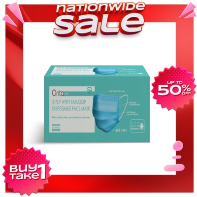 ORITA Disposable Face Mask with Earloop 1pc