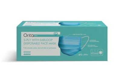 ORITA Disposable Face Mask with Earloop 1pc