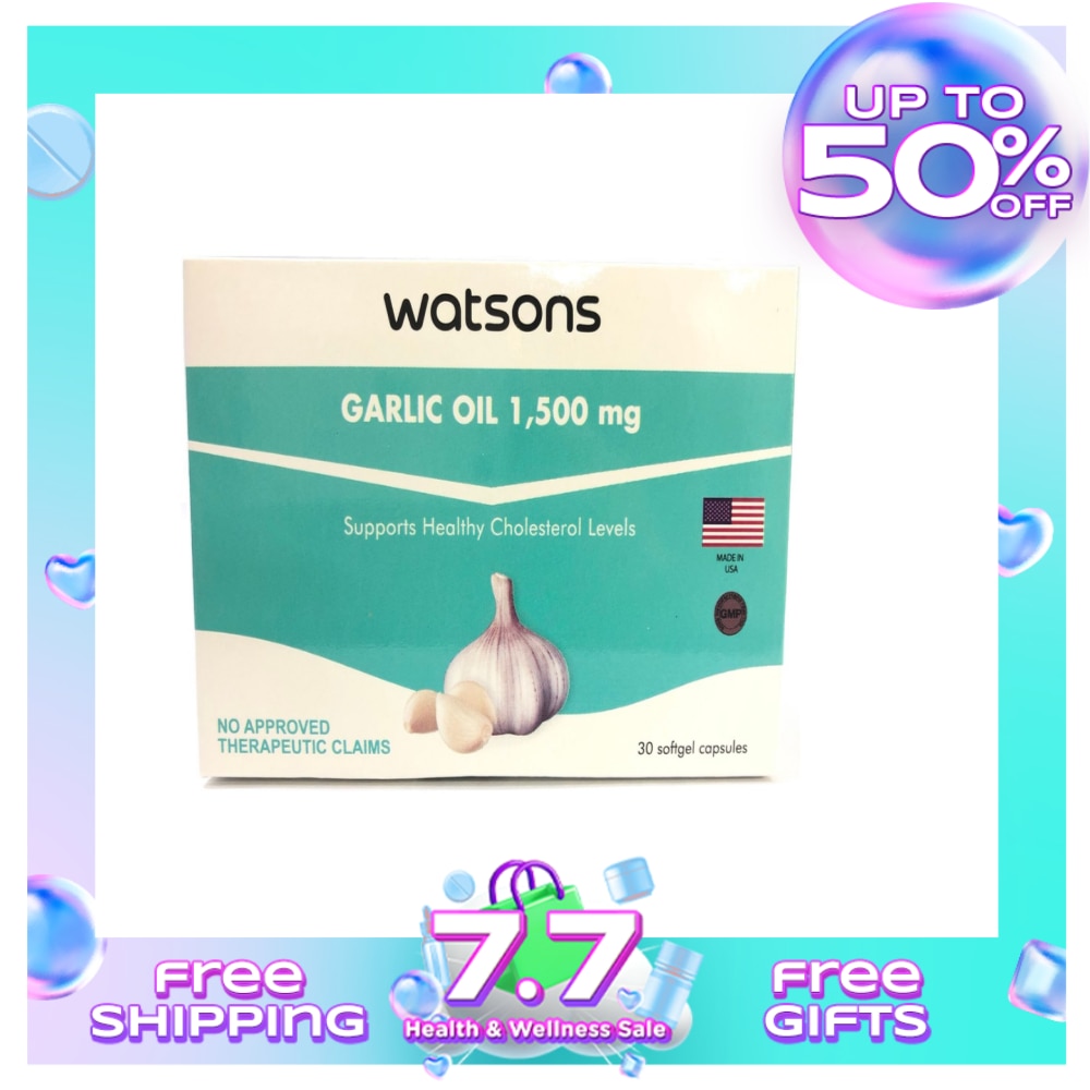 Garlic Oil 1500mg 1 Softgel Capsule