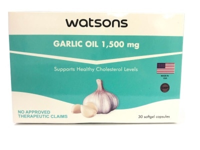 WATSONS GENERICS Garlic Oil 1500mg 1 Softgel Capsule