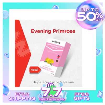 WATSONS GENERICS Evening Primrose Oil Softgel Capsule 1400mg x 30 Softgel Capsules