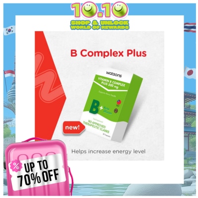 WATSONS GENERICS WATSONS GENERICS B Complex Plus Capsule 500mg x 1 Capsule Expiry: August 11, 2026)