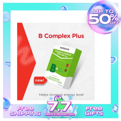WATSONS GENERICS WATSONS GENERICS B Complex Plus Capsule 500mg x 1 Capsule Expiry: August 11, 2026)