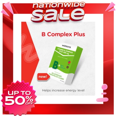 WATSONS GENERICS WATSONS GENERICS B Complex Plus Capsule 500mg x 1 Capsule Expiry: August 11, 2026)