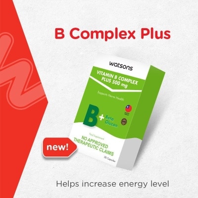 WATSONS GENERICS WATSONS GENERICS B Complex Plus Capsule 500mg x 1 Capsule Expiry: August 11, 2026)