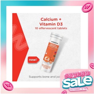 WATSONS GENERICS Calcium + Vitamin D3 2500mg per Effervescent Tablet image