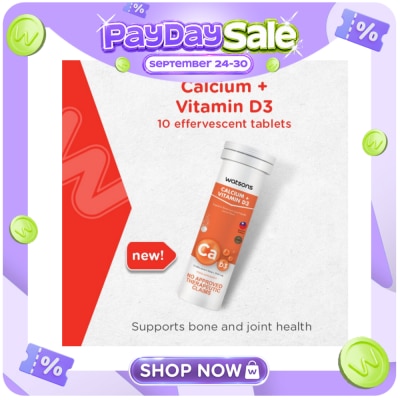 WATSONS GENERICS Calcium + Vitamin D3 2500mg per Effervescent Tablet image