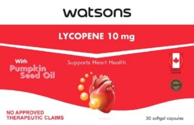 WATSONS GENERICS Lycopene 10mg 1 Softgel Capsule