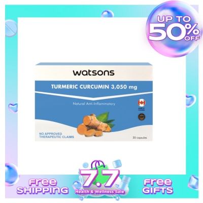 WATSONS GENERICS Turmeric Curcumin 3050mg 1 Capsule