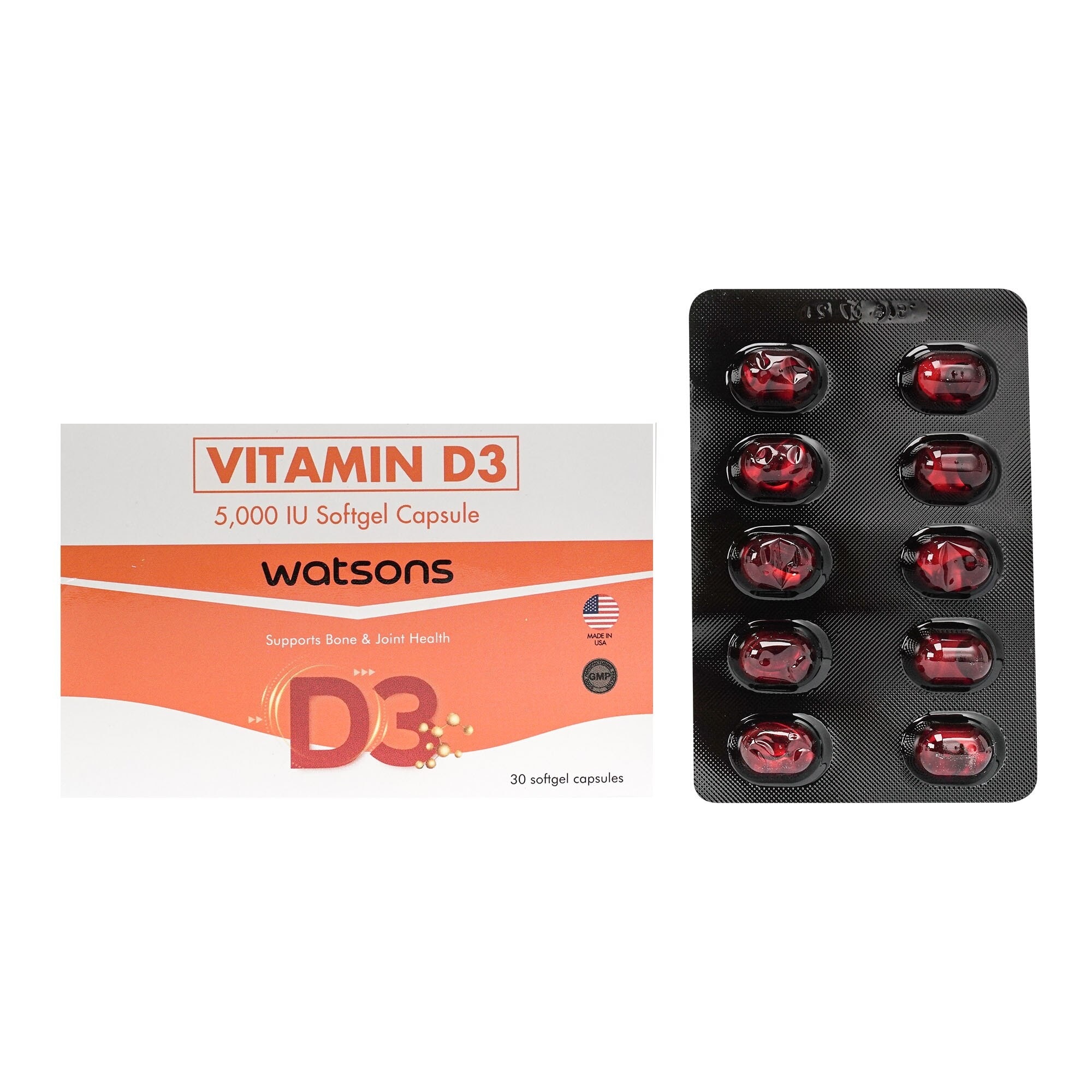 Vitamin D3 1 Softgel Capsule