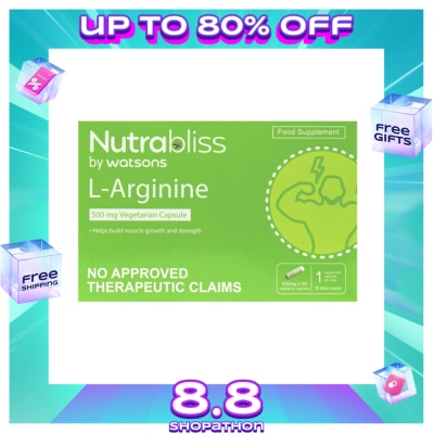 NUTRABLISS WS L-Arginine 500mg Vegetarian Capsule 1 Capsule