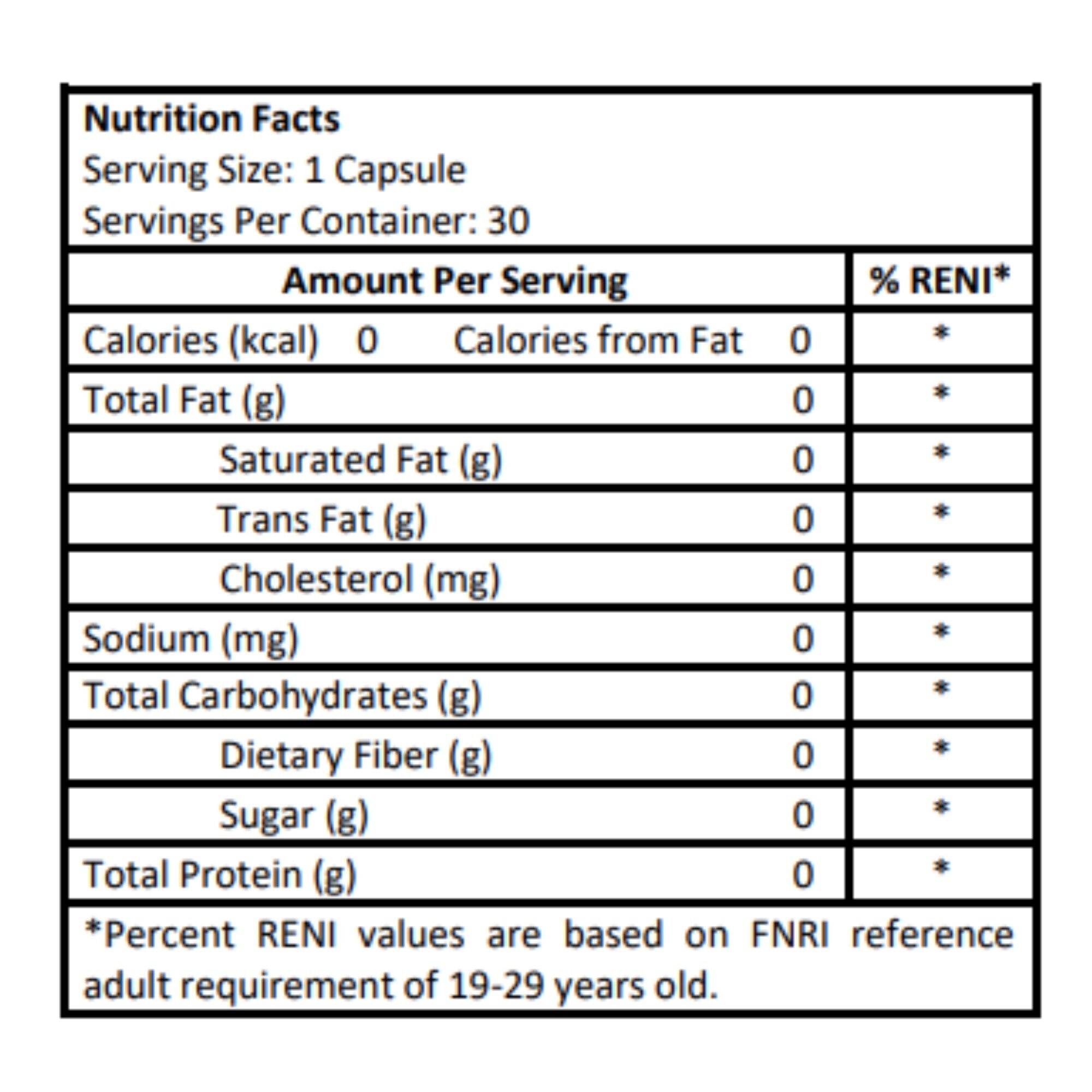 L-Arginine 500mg Vegetarian Capsule 1 Capsule