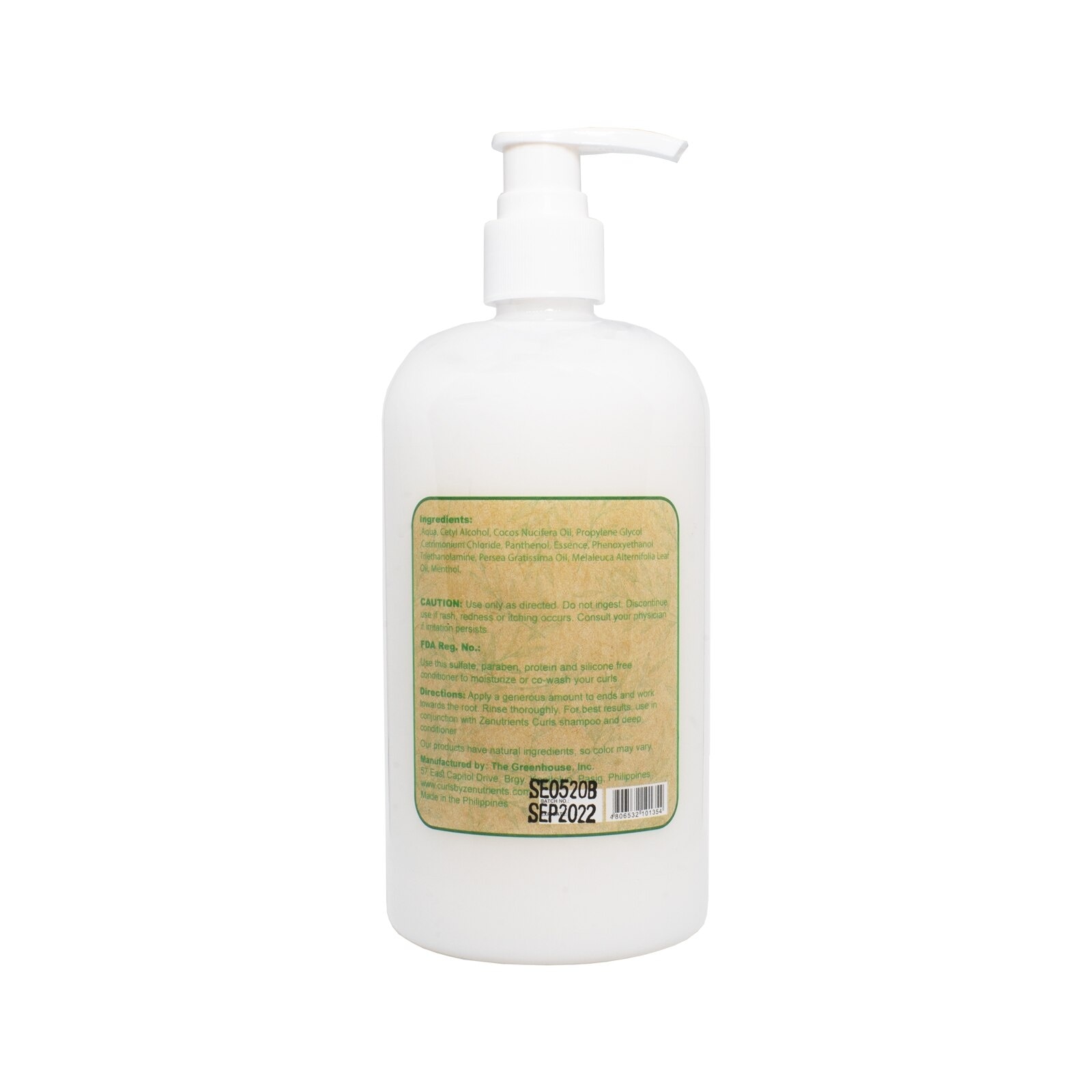 Zenutrients Conditioner Protain-Free Conditioner with Avocado & Tea Tree 500ml