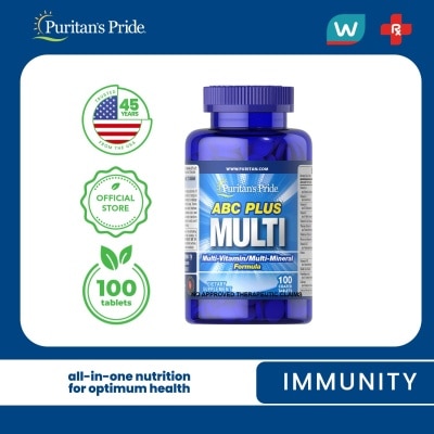 PURITANS PRIDE ABC Plus Multivitamins Multi-Mineral with Zinc Puritan's Pride