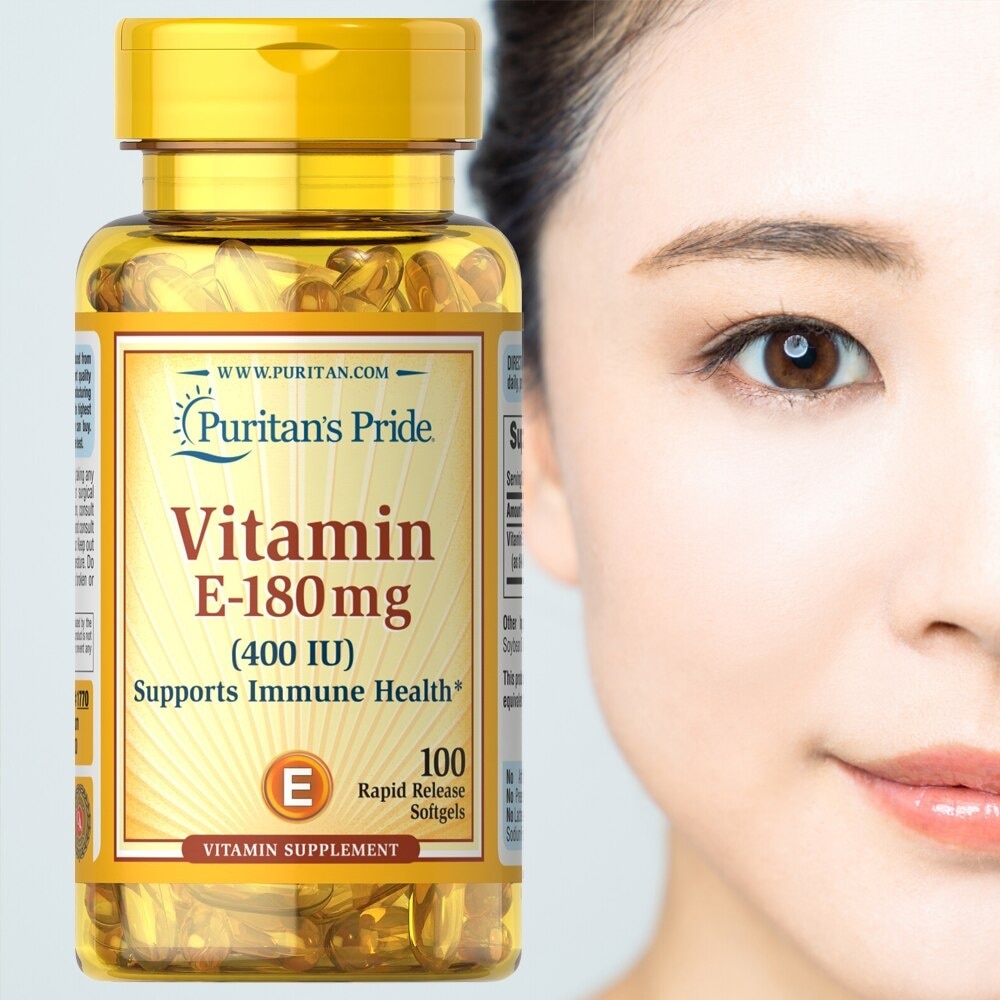 Vitamin E Synthetic 400iu 100 softgels Puritan's Pride