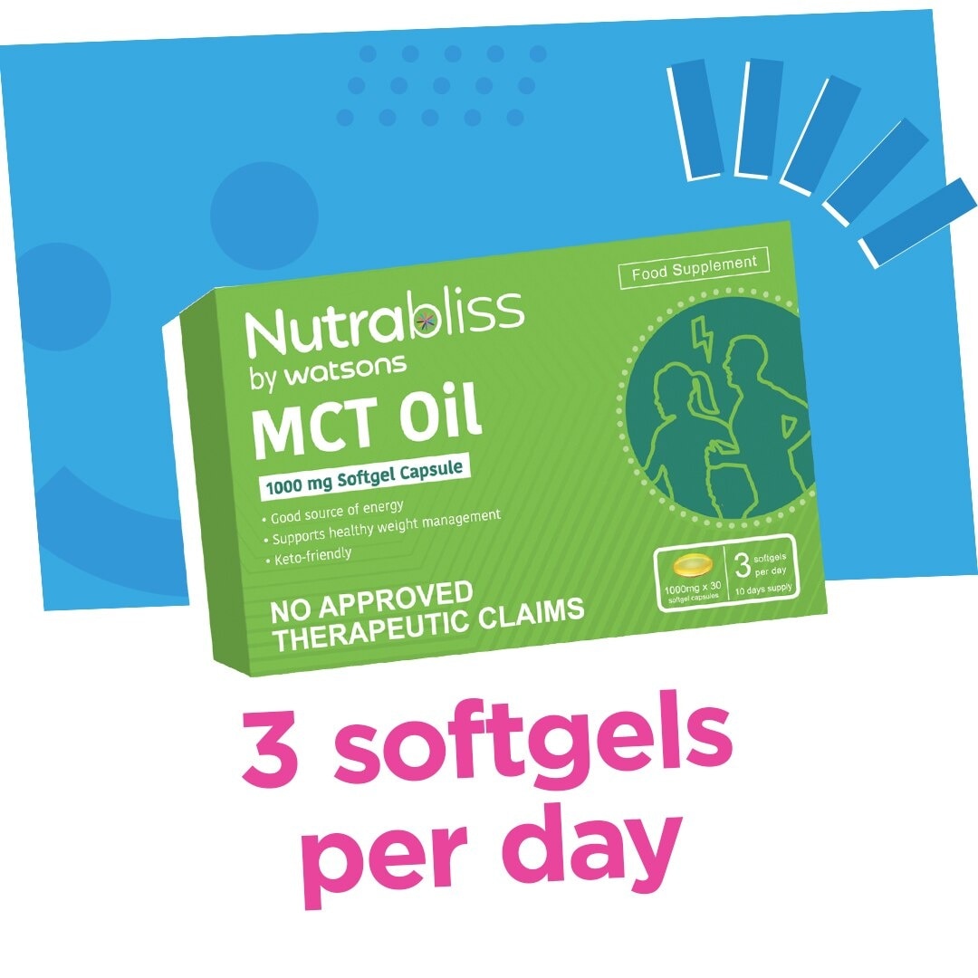 MCT Oil 1,000 mg 1 Softgel Capsule