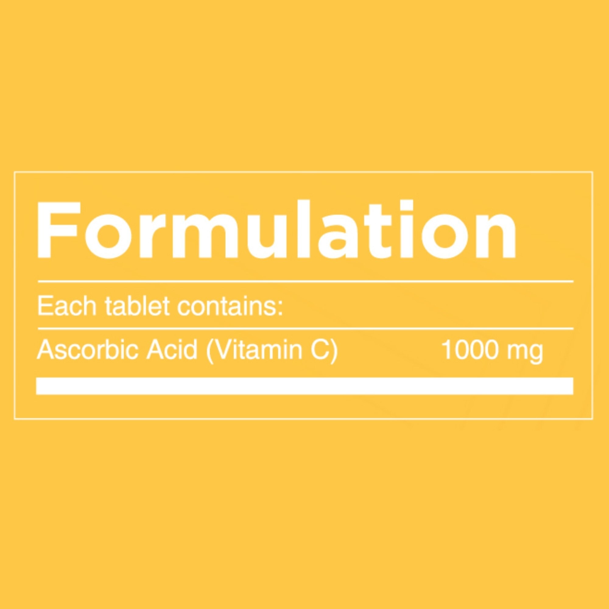 Ascorbic Acid 1000mg x 10 Effervescent Tablets