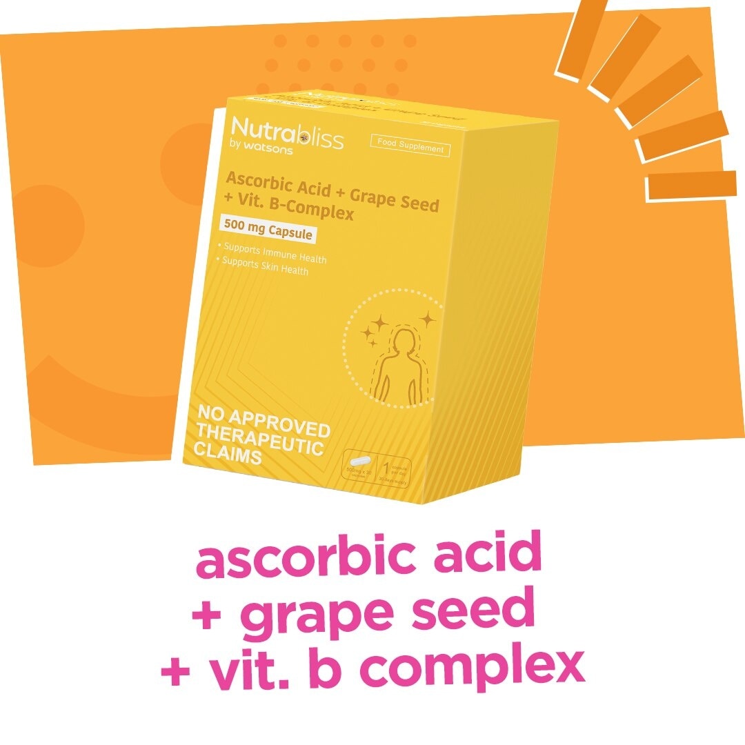 Vitamin C + Grapeseed + Vit. B-Complex 500mg 1 Capsule