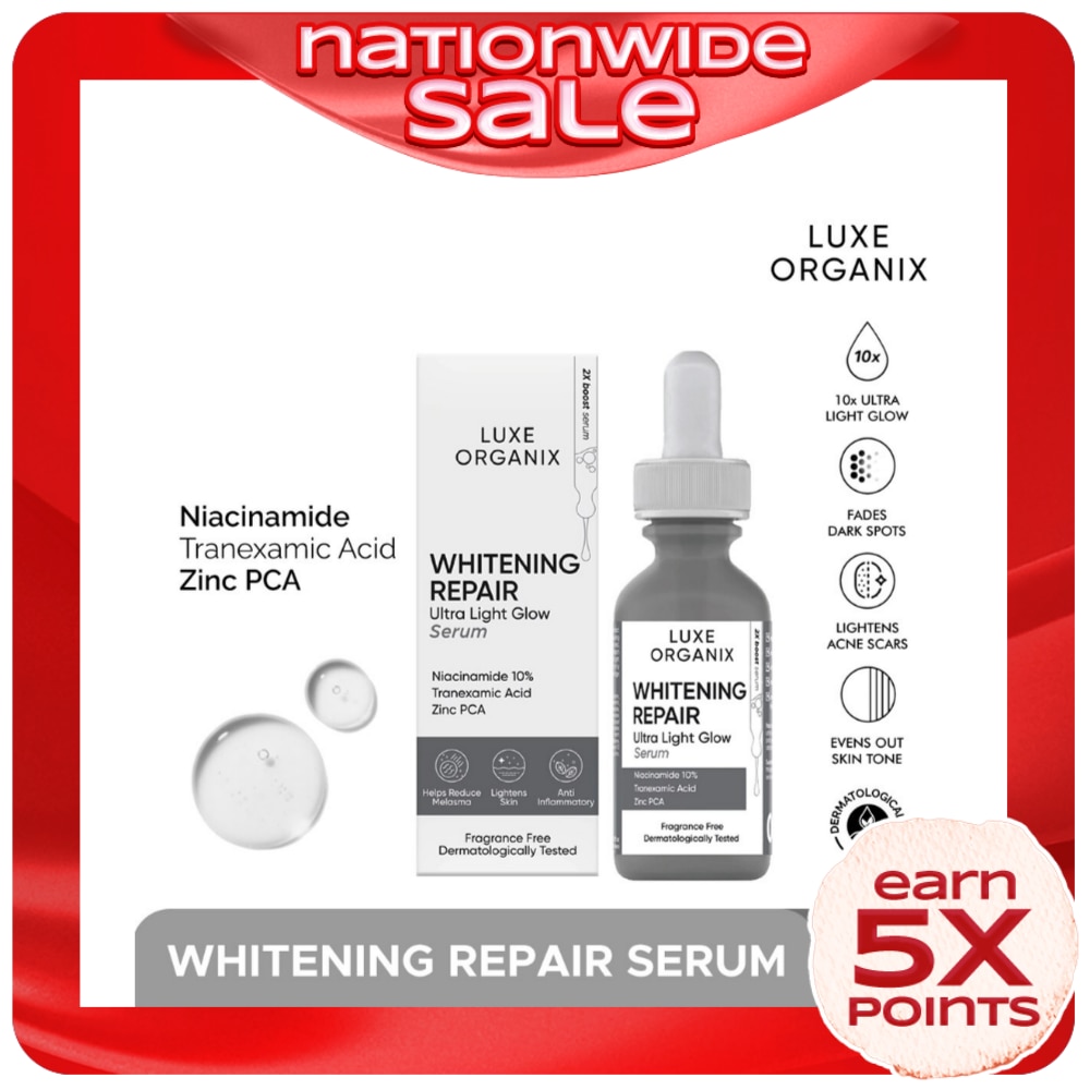Luxe Organix Whitening Repair Niacinamide 10% Serum 30ml